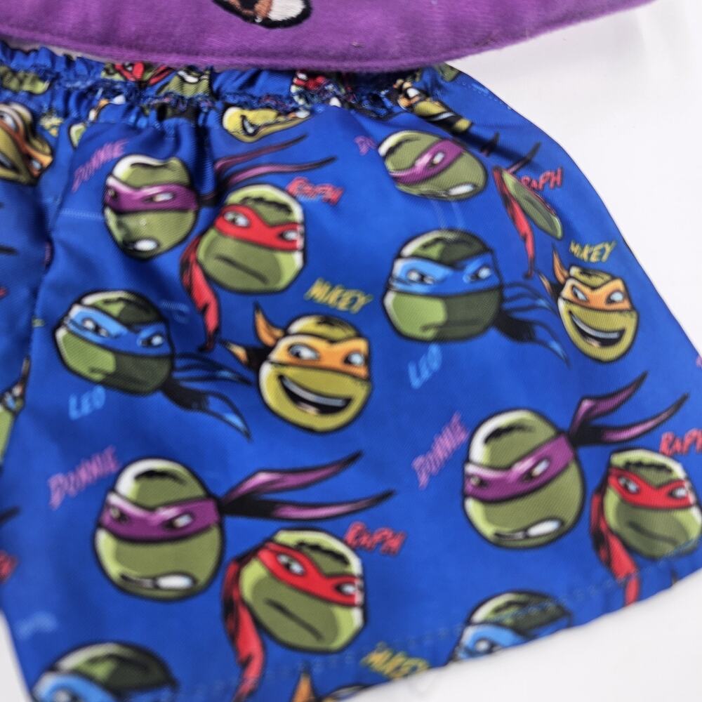 Teenage Mutant Ninja Turtle BAB Shorts Facemask Donatello Donnie Intelligence - Picture 5 of 5